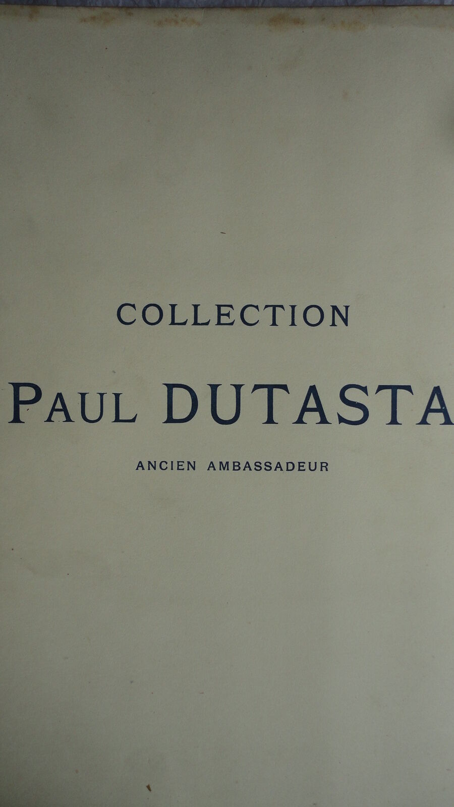 Collection Paul Dutasta 1926 Les Livres Anciens