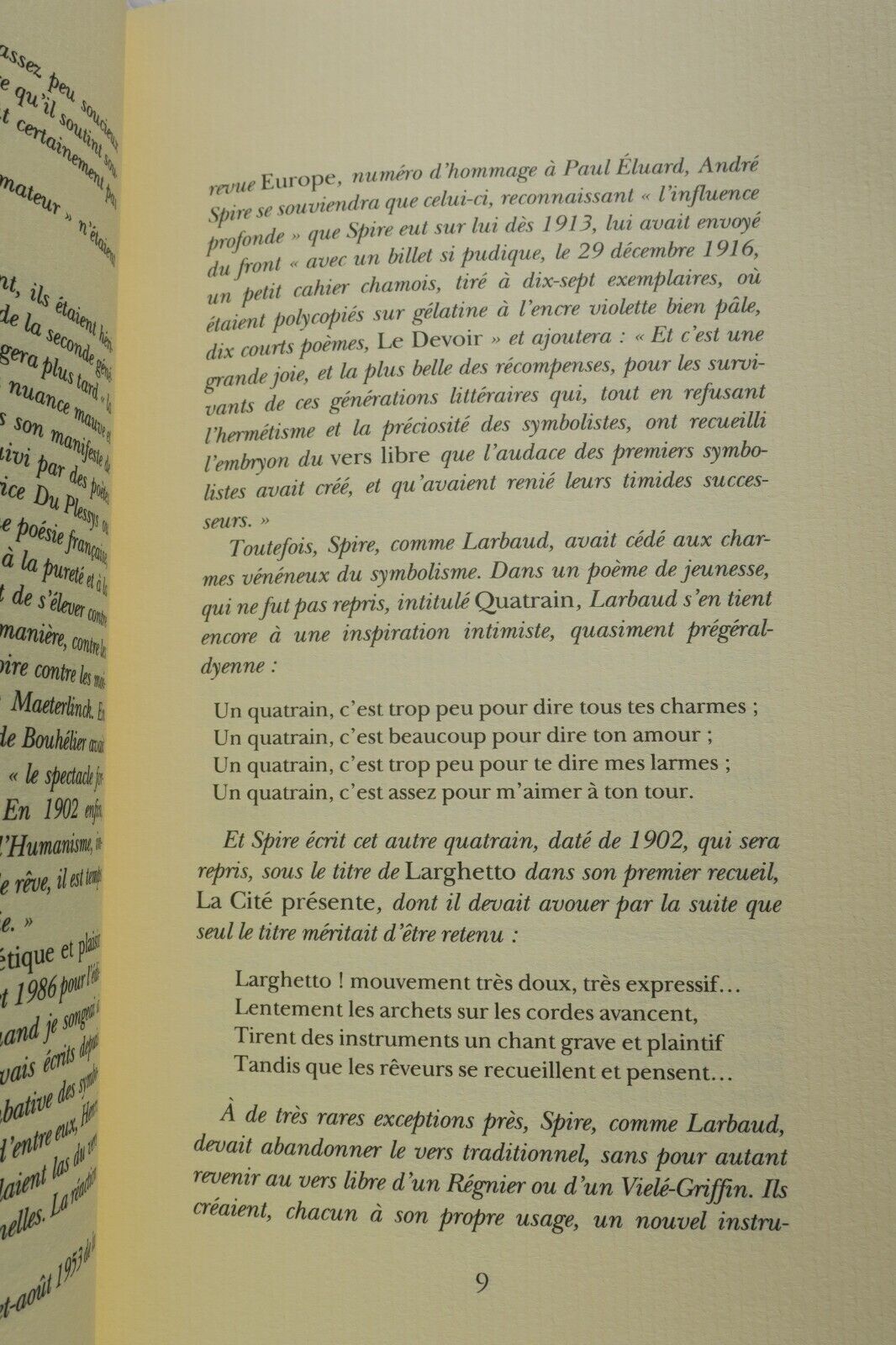 LARBAUD (Valery) & SPIRE (André). Correspondance Les Livres Anciens