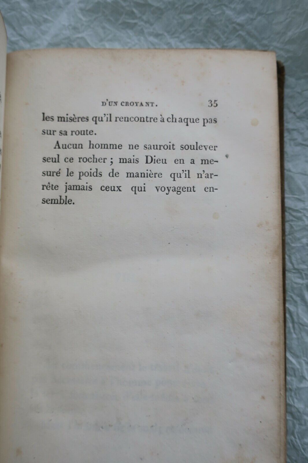 LA MENNAIS Paroles d'un croyant 1834 - Les Livres Anciens