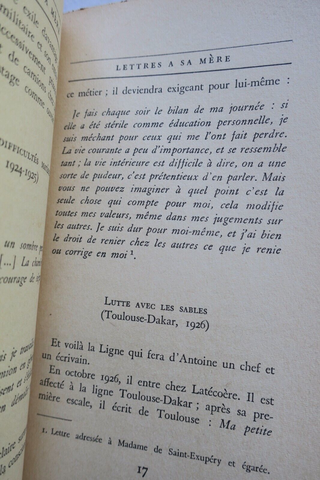 SAINTEXUPÉRY Lettres à sa mère S.P. Les Livres Anciens