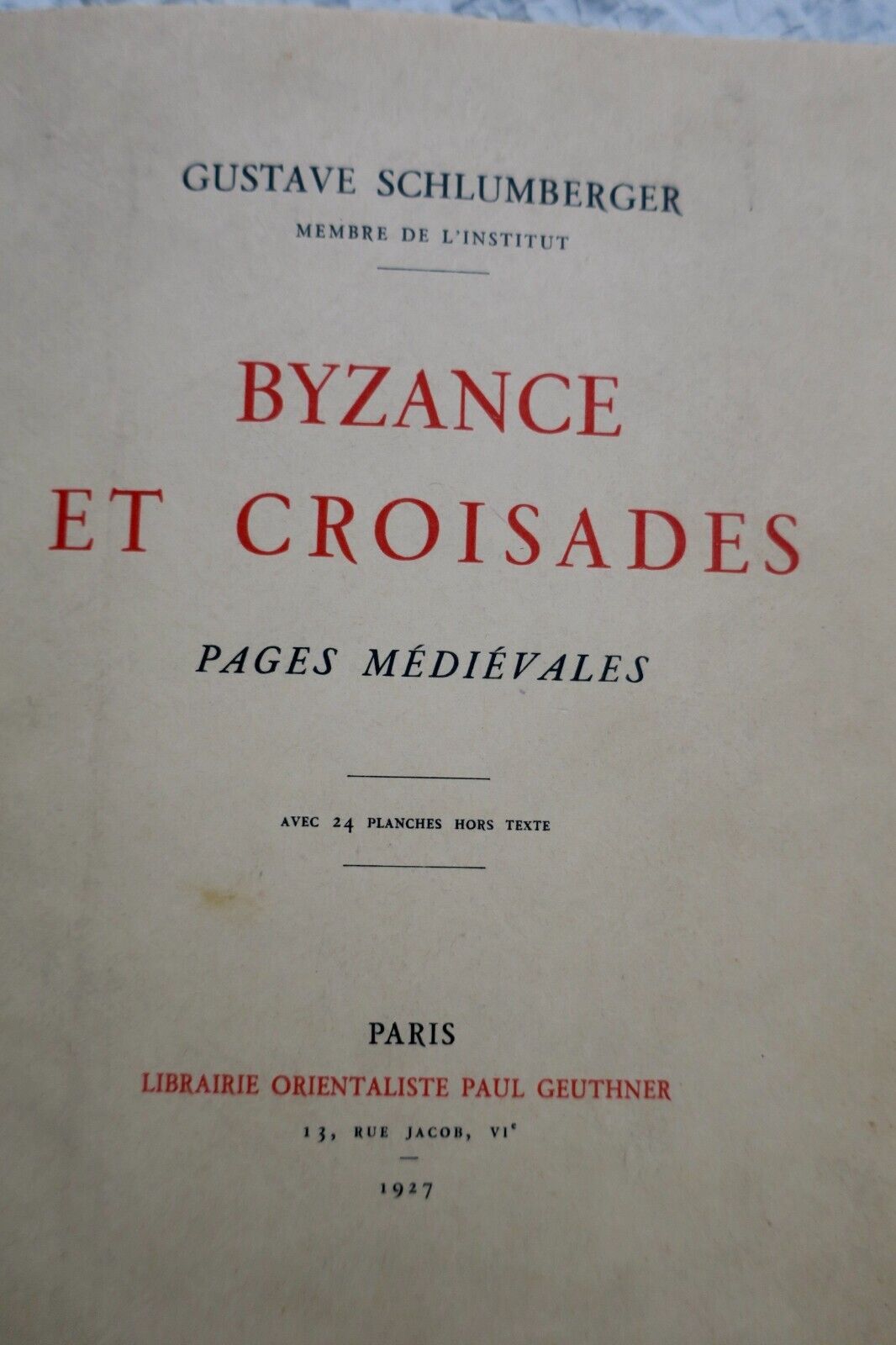 Byzance et Croisades Pages Médiévales Les Livres Anciens