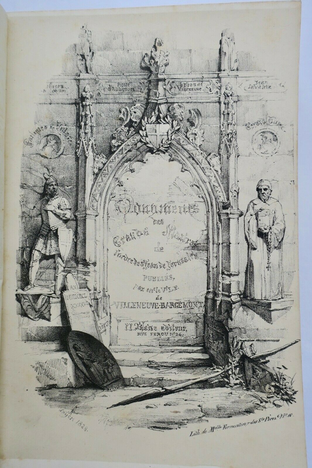 ordre de SaintJean de Jérusalem Monumens des GrandsMaîtres de l'Ordre