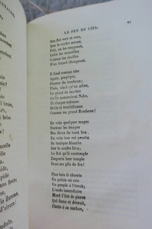 Hugo Victor, Les Orientales. Collection Hetzel Les Livres Anciens